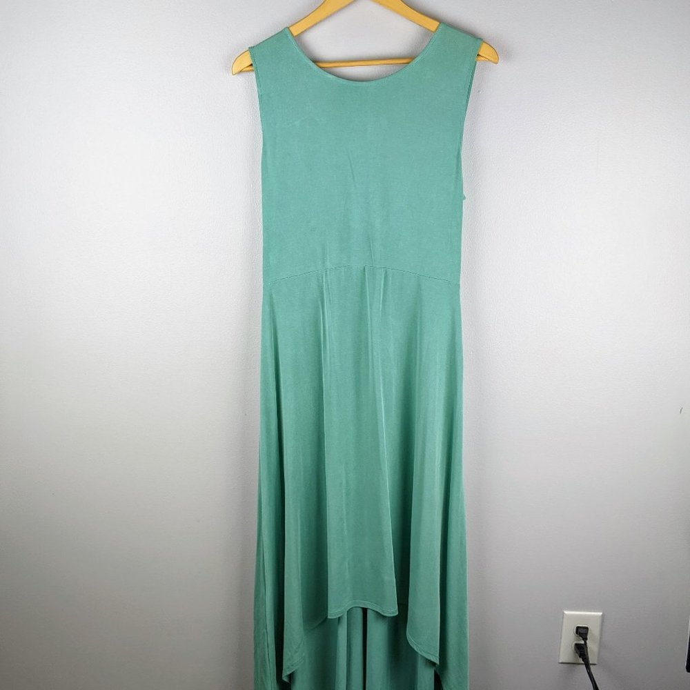 BCBG Max Azria Aqua Fara High Low Jersey Dress L - Picture 2 of 9